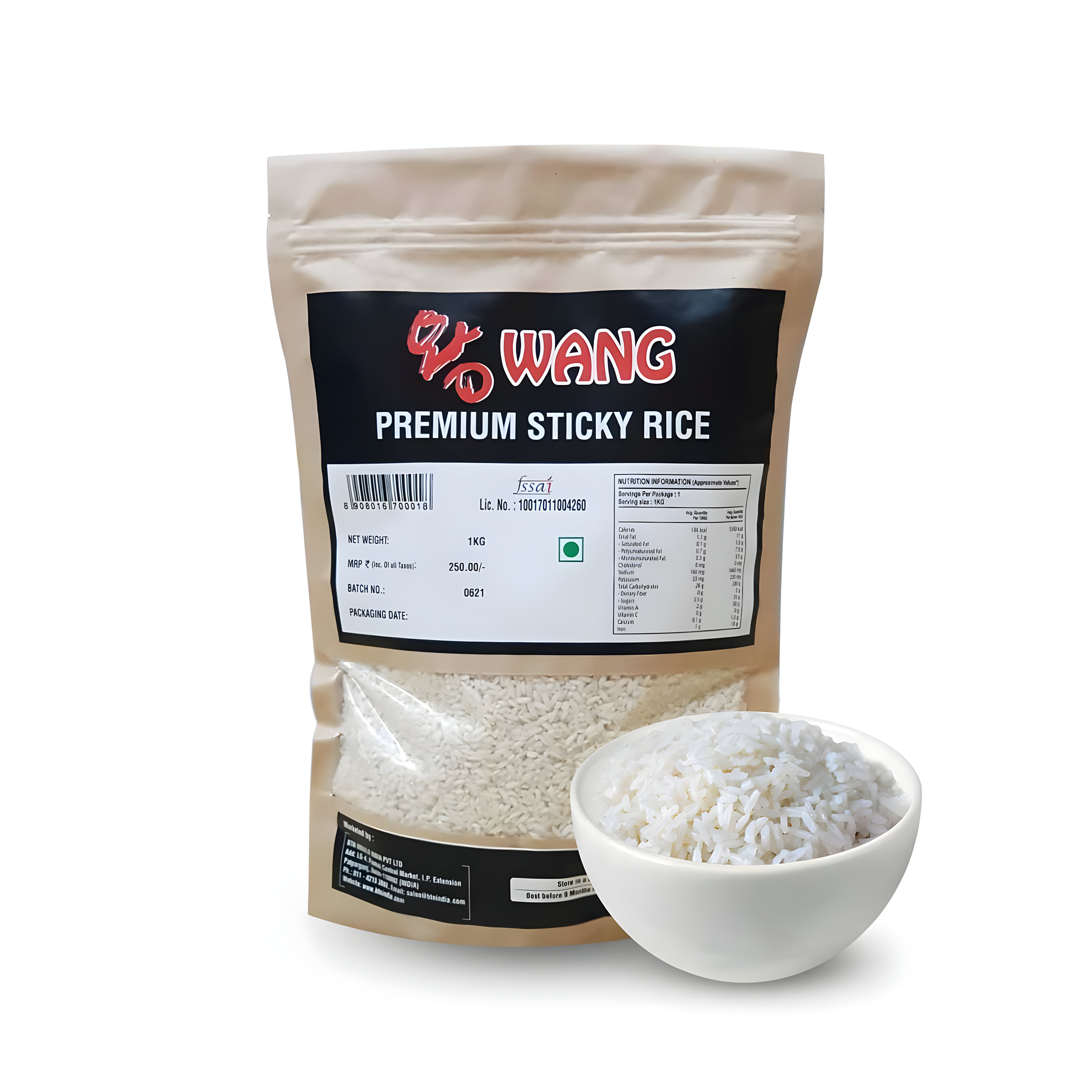 Korikart-Wang Premium White Sticky Rice Korean Style