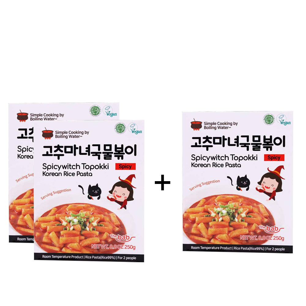 SpicyWitch Topokki– Spicy(Pack of 1) Korean Rice Pasta Price in