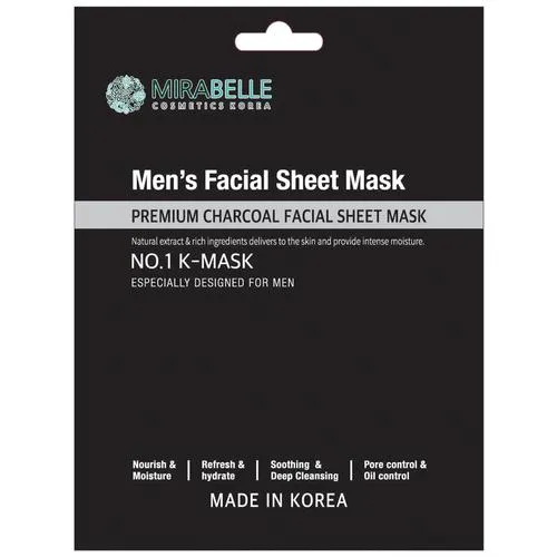 1691122688_40285985_1-mirabelle-cosmetics-korea-mens-premium-charcoal-facial-sheet-mask-oil-control-nourishes-hydrates-skin
