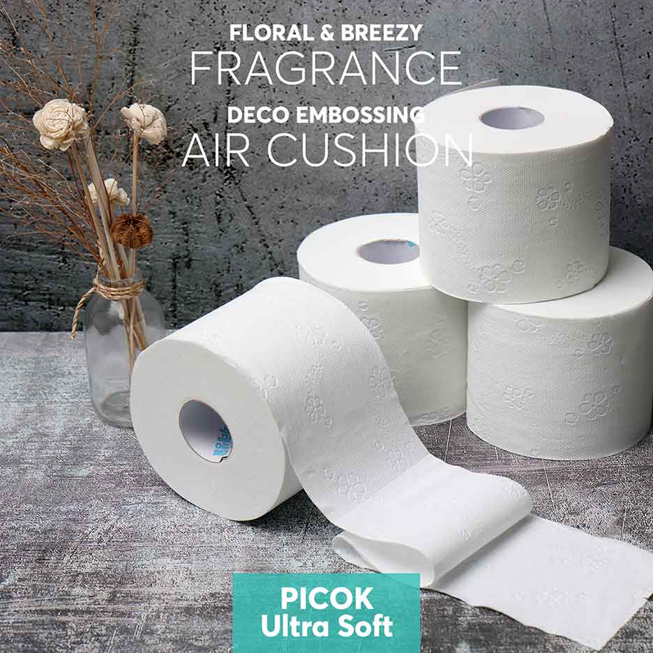 Korikart-Picok Ultra Soft Toilet Tissue Paper 6 Rolls