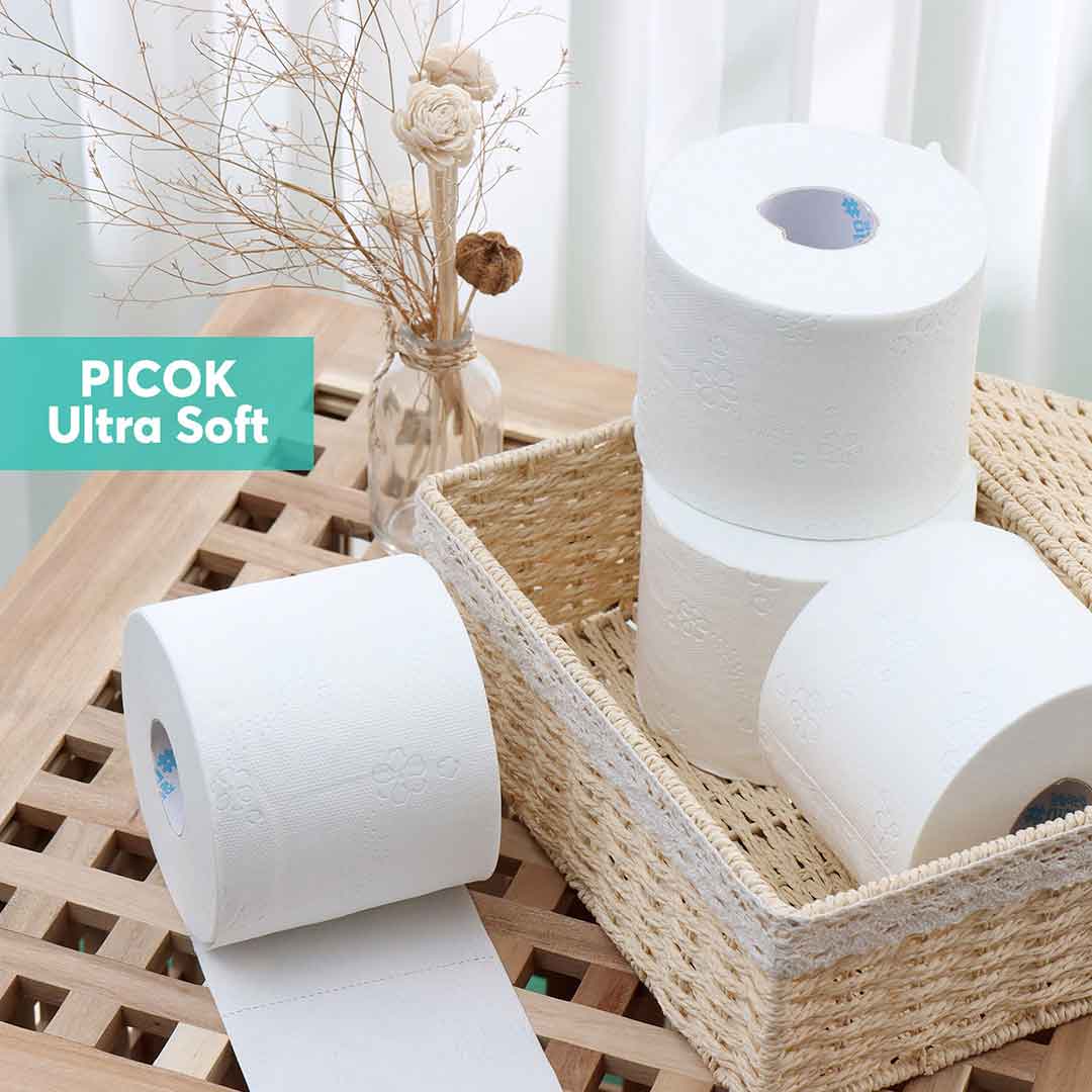 Korikart-Picok Ultra Soft Toilet Tissue Paper 6 Rolls