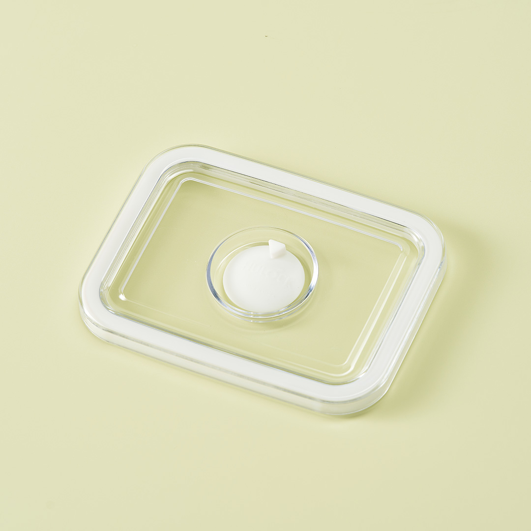 Korikart-HULOCK VACUUM AIRTIGHT CONTAINER RECTANGLE SET (WHITE)