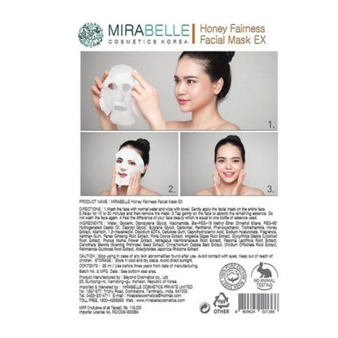 1691043792_40178558-2_1-mirabelle-honey-fariness-facial-sheet-mask-ex